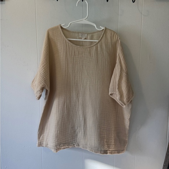 The Simple Folk Other - ✨ The Simple Folk Organic Cotton Gauze Top | Size 8–9 ✨